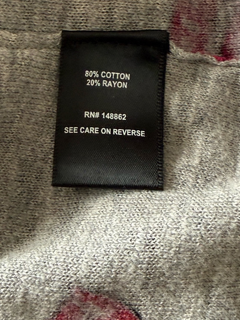torrid Gray Button-Front Cardigan with Red & Purple Lip Print - Picture 3 of 4